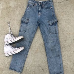 Top Shop baggy cargo jeans
